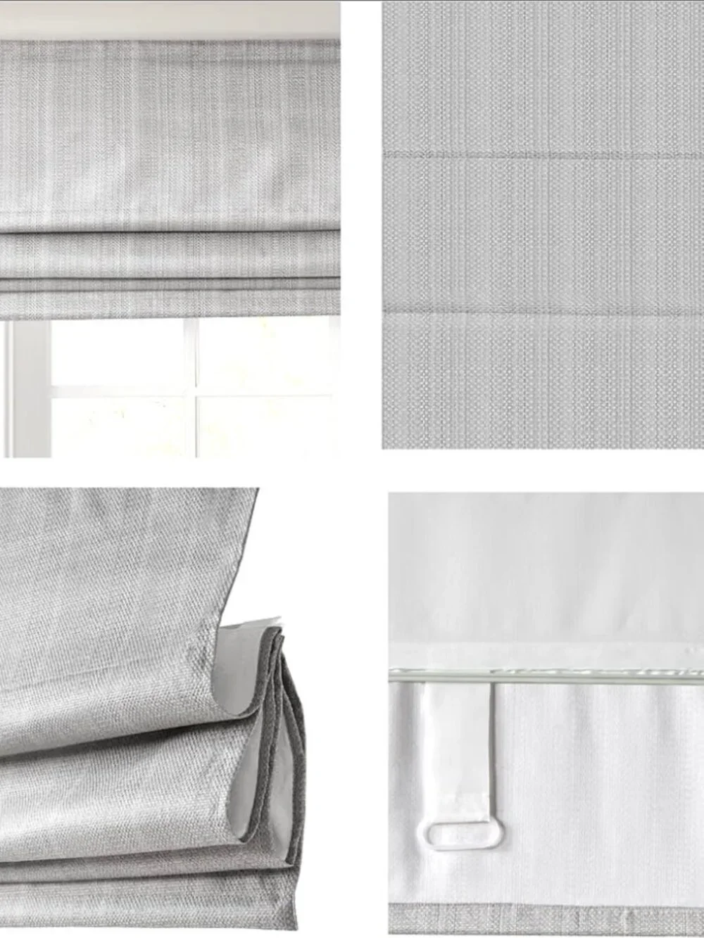 Cordless Roman Shades/Blinds